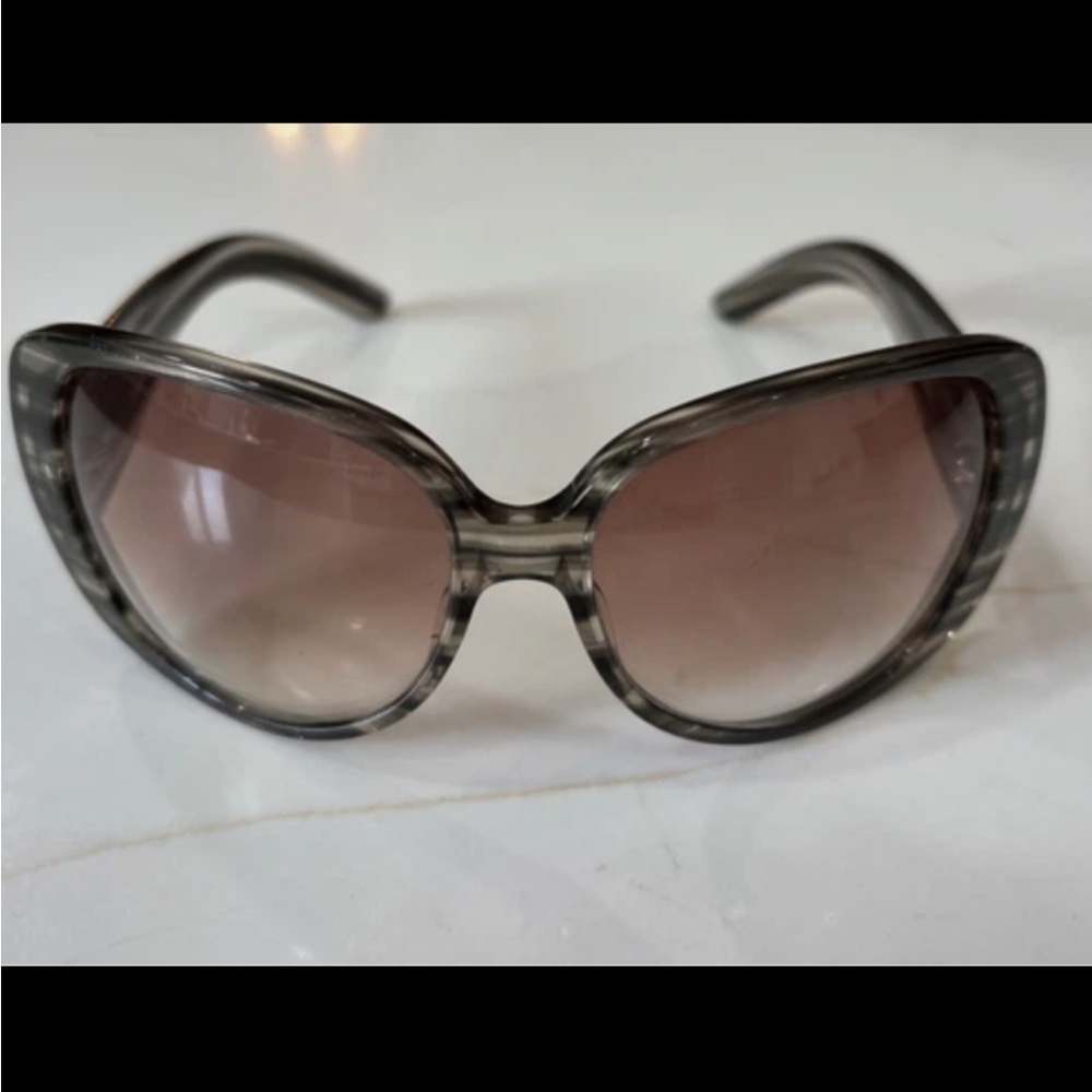 Gucci Gray Oversized Butterfly Sunglasses GG 2932/s RDZLF 60/15 125 glitter